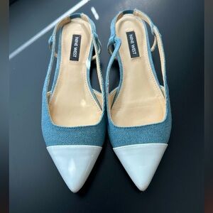 Nine West Denim Ballet Flats